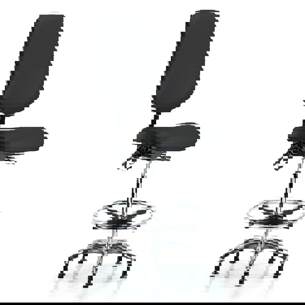 Task Chair: ESD Vinyl, Black